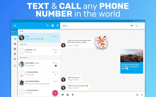 Text Me: Second Phone Number screenshot