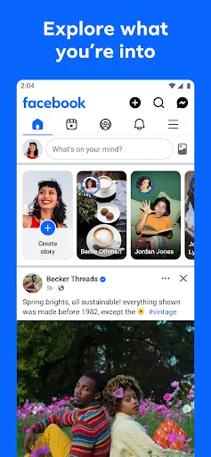 Facebook screenshot