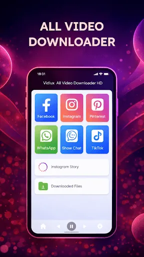 Vidlux All Video Downloader HD screenshot