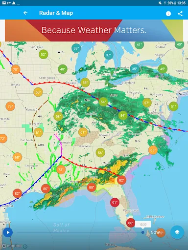 Weather data & microclimate : screenshot
