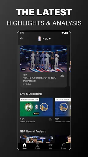 NBC Sports screenshot