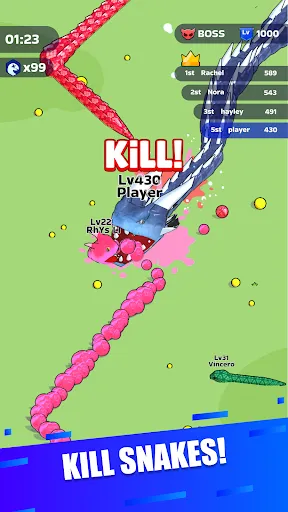 Snake Clash! screenshot