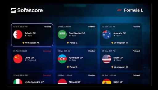 Sofascore: Live Sports Scores screenshot