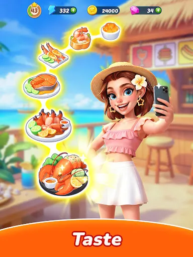 Tasty Travels: Merge Game screenshot