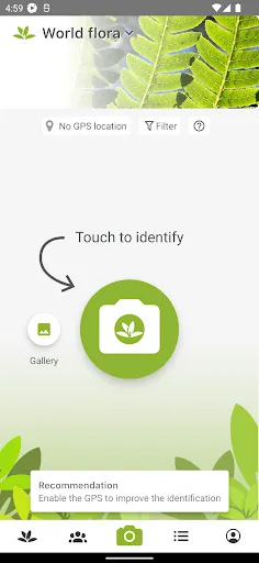 PlantNet Plant Identification screenshot