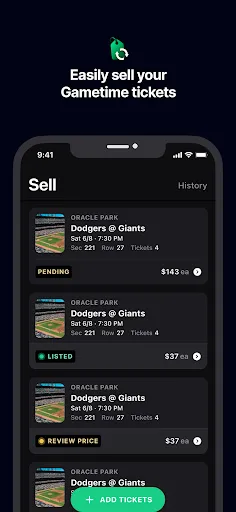 Gametime - Last Minute Tickets screenshot