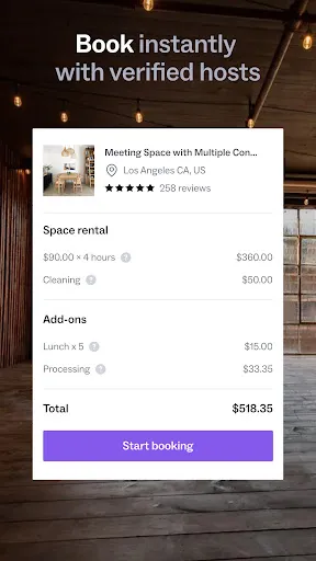 Peerspace - Rent Unique Venues screenshot