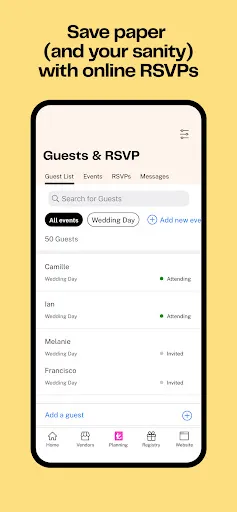 The Knot Wedding Planner screenshot