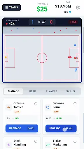 Sport Star - Team Manager Idle screenshot