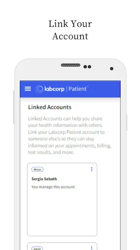 Labcorp | Patient screenshot