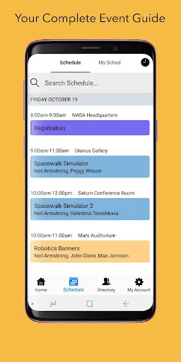Sched screenshot