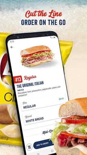 Jersey Mike's screenshot