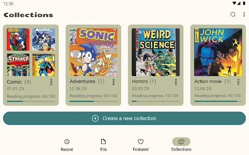 Comic Book Reader (cbz/cbr) screenshot