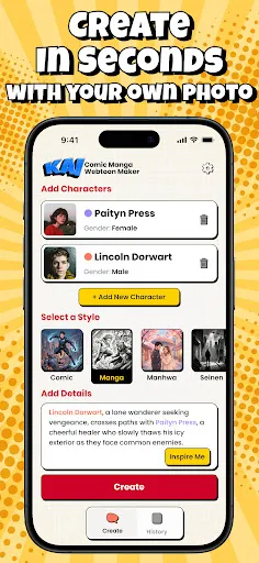 KAI: Comic Maker Manga, Manhwa screenshot