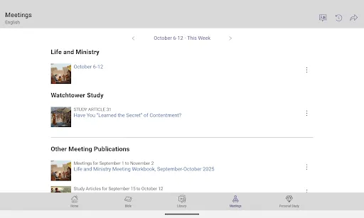 JW Library screenshot