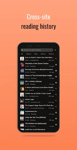 MangaPin - Web Browser screenshot