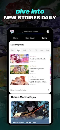 WebNovel screenshot