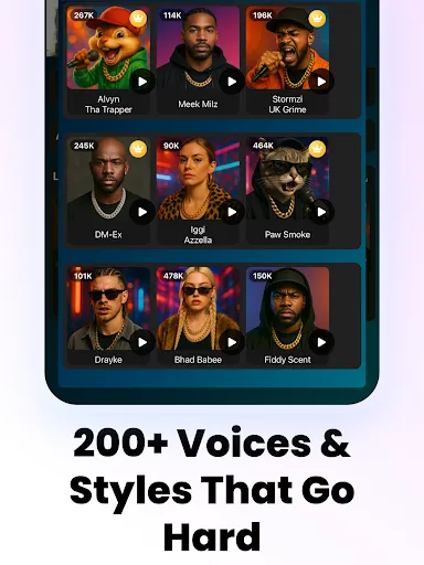 AI Music Video Maker - Rap AI screenshot