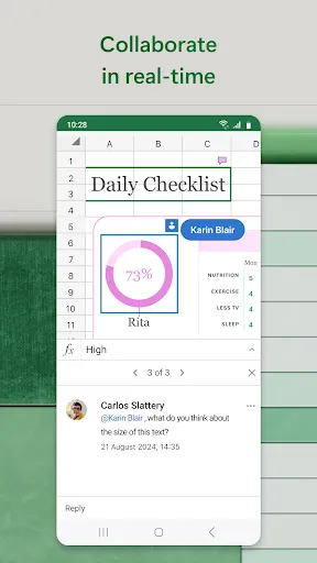 Microsoft Excel: Spreadsheets screenshot