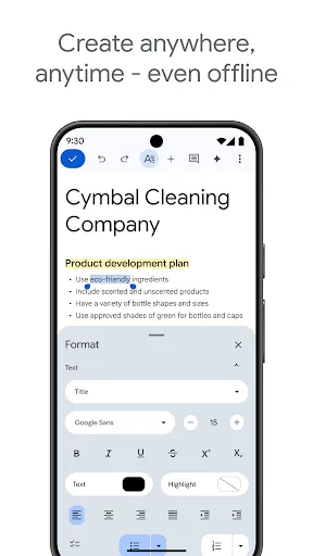 Google Docs screenshot