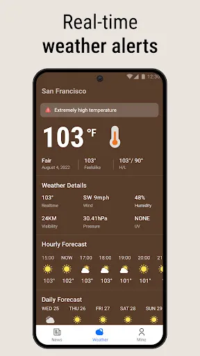 Local Weather News - Radar screenshot