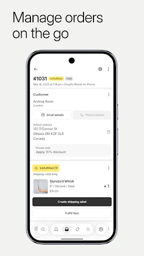 Shopify: Sell online/in person screenshot