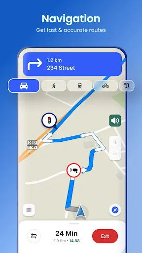 Satellite View - Maps - Radar screenshot
