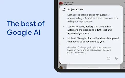 Google Chat screenshot
