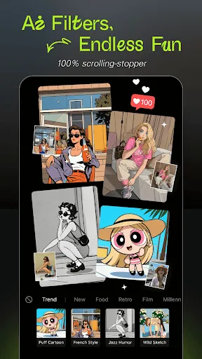 Hypic - Photo Editor & AI Art screenshot