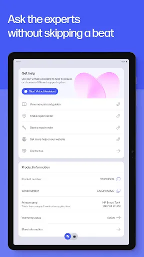 HP screenshot