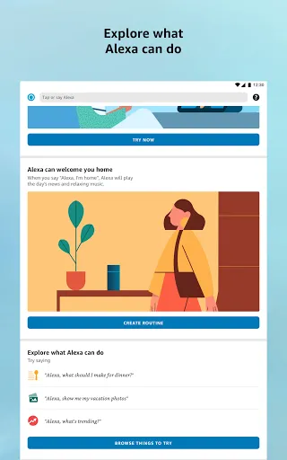 Amazon Alexa screenshot