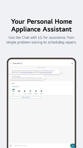 LG ThinQ screenshot