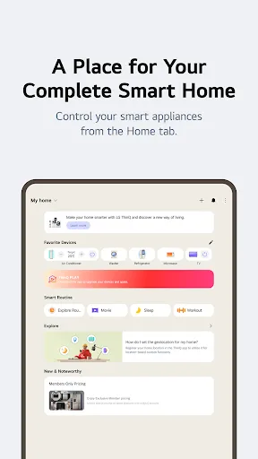 LG ThinQ screenshot
